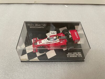 MINICHAMPS WOLF FORD WR1 THEODORE RACING. K. ROSBERG 1:43 BOXED