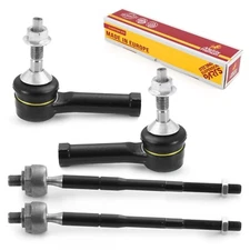 Inner & Outer Tie Rod End Kit for 2011-2016 Ford Explorer 17-19 Lincoln MKT 4PCS