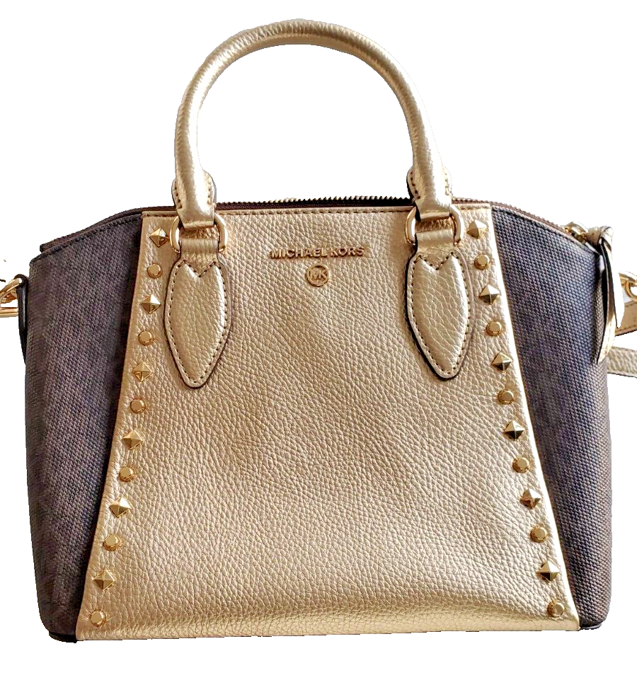 MICHAEL KORS Sienna Medium Logo Leather Messenger Crossbody Bag AUTHENTIC NEW eBay