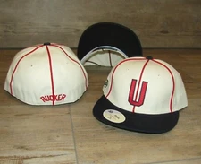 Rucker the U Uptowners Harlem Court Stall & Dean Fitted Hat Cap Men Size 7 5/8 