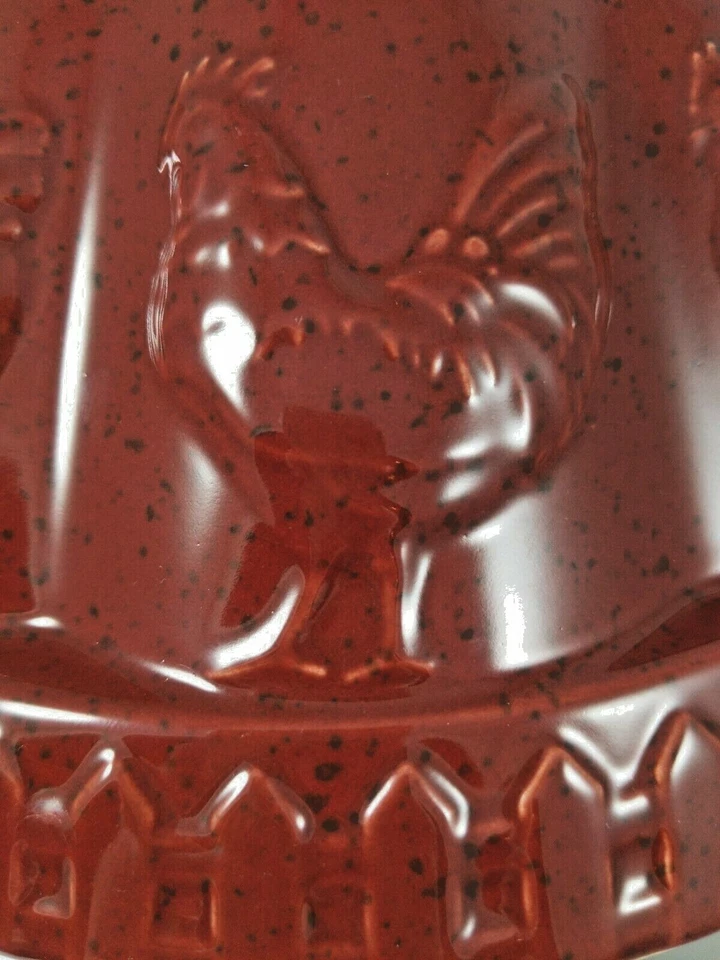 Molde de gelatina Paula Deen de gallo rojo de 9" Bundt para pastelería Foto 4 de 4