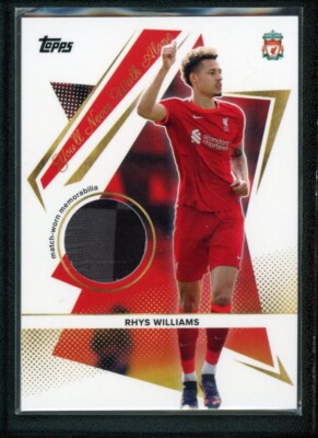 2022 RHYS WILLIAMS PATCH TOPPS DEFENDER