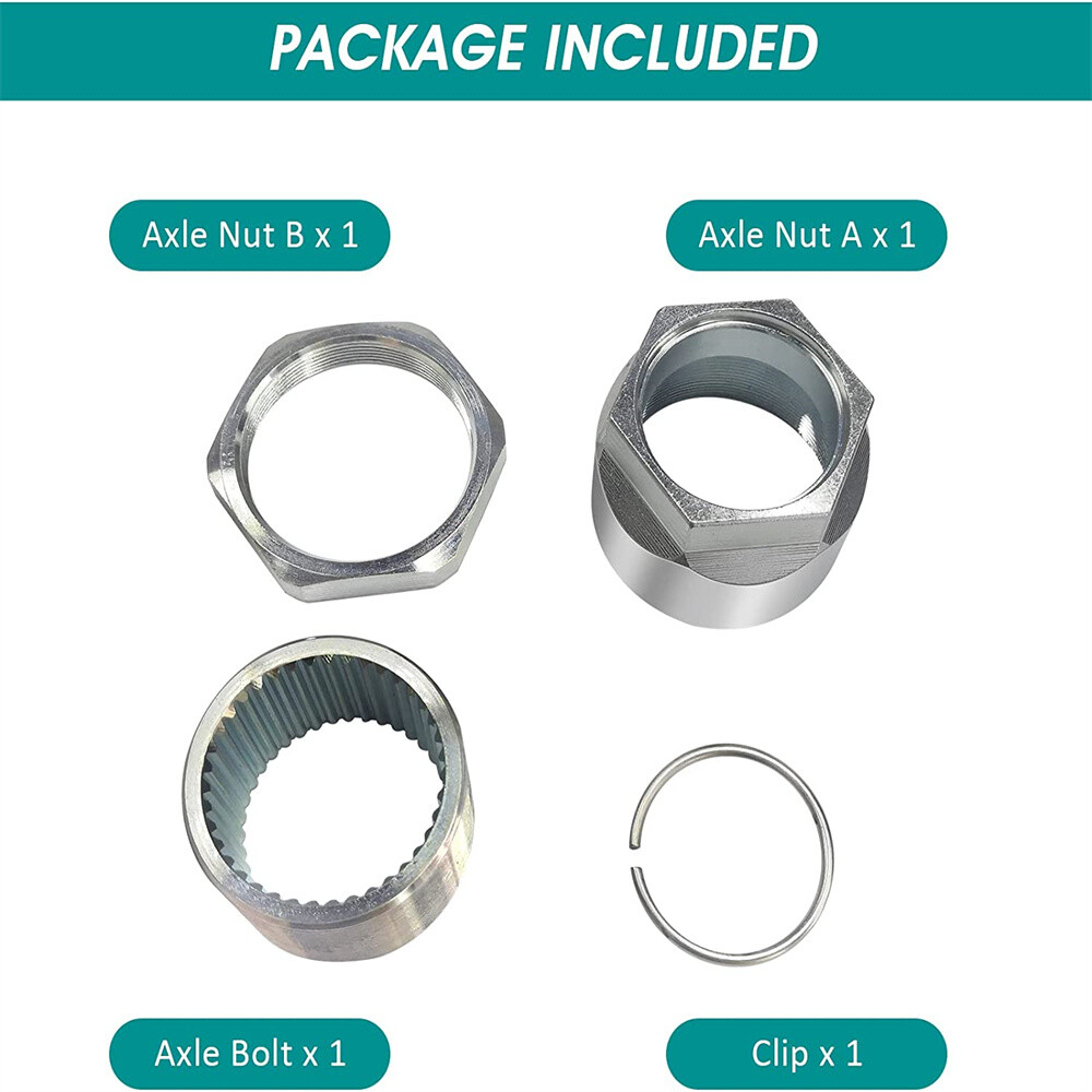 Axle Lock Jam Sleeve Nut Bolt Clip Assembly for Honda TRX400X TRX450R