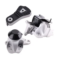 Set of 3 Engine Motor & Transmission Mounts For Ford Explorer V6 3.5L 2016-2019