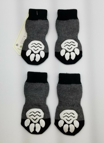 expawlorer pet socks with grips Small black and grey - Picture 12 of 12