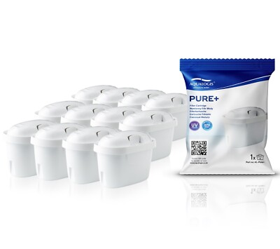 12 kompatible Wasserfilter Kartuschen für Brita Maxtra Plus Refill Marella Unimax