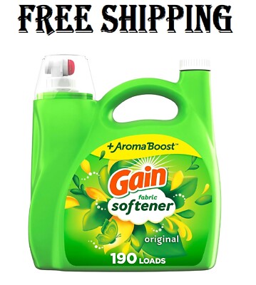 Gain Fabric Softener Original Scent 140 fl oz 190 Loads HE Compatible Pack of  1