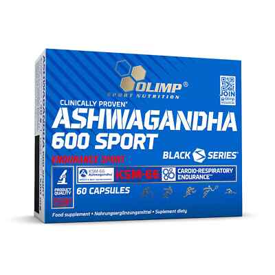 ASHWAGANDHA 600 SPORT - Organic root extract (KSM-66) high dosage!