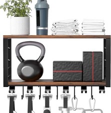 2 Tier Floating Shelf Compatible with Tonal Accessories, T-Bracket Lock Adapt...