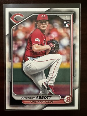 2024 Bowman Andrew Abbott Rookie Cincinnati Reds #70