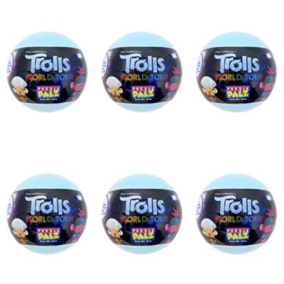 Trolls World Tour 3D Puzzle Palz Erasers : Lot of 6 Sealed Blind Globes (Bin2)