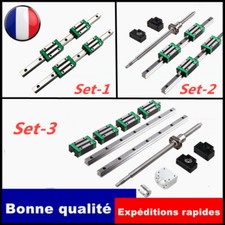 HGR20/HGR15 Rail linéaire de guidage Guide ＆ Jeu de vis à billes SFU1605 BK/BF12