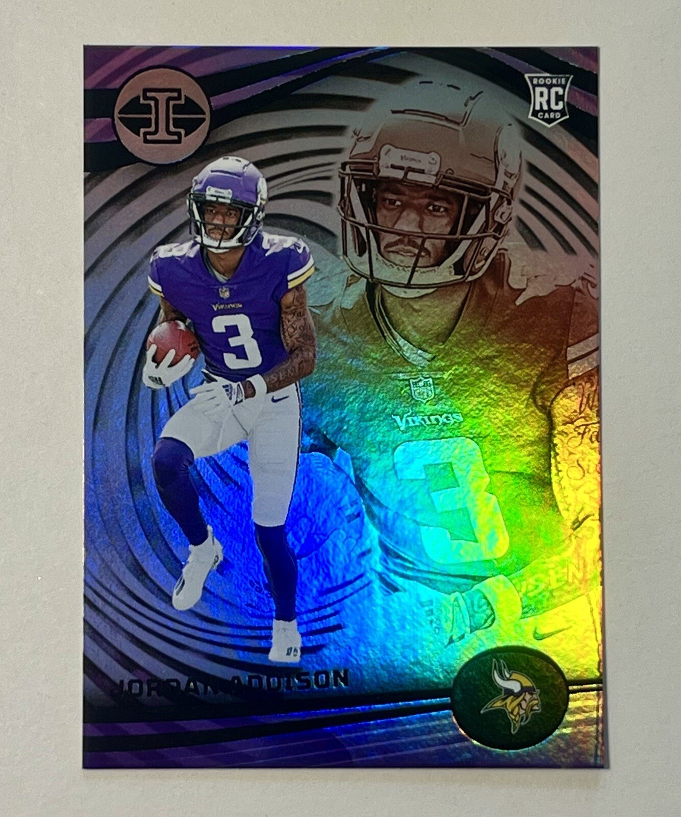 2023 Panini Illusions Jordan Addison RC #73 Minnesota Vikings