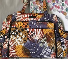 NWT Vera Bradley Stroll Around Baby Bag In Painted Feathers