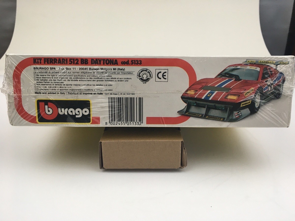 Rare Bburago Super 1/24 Ferrari 512 BB Daytona Diecast Metal Body