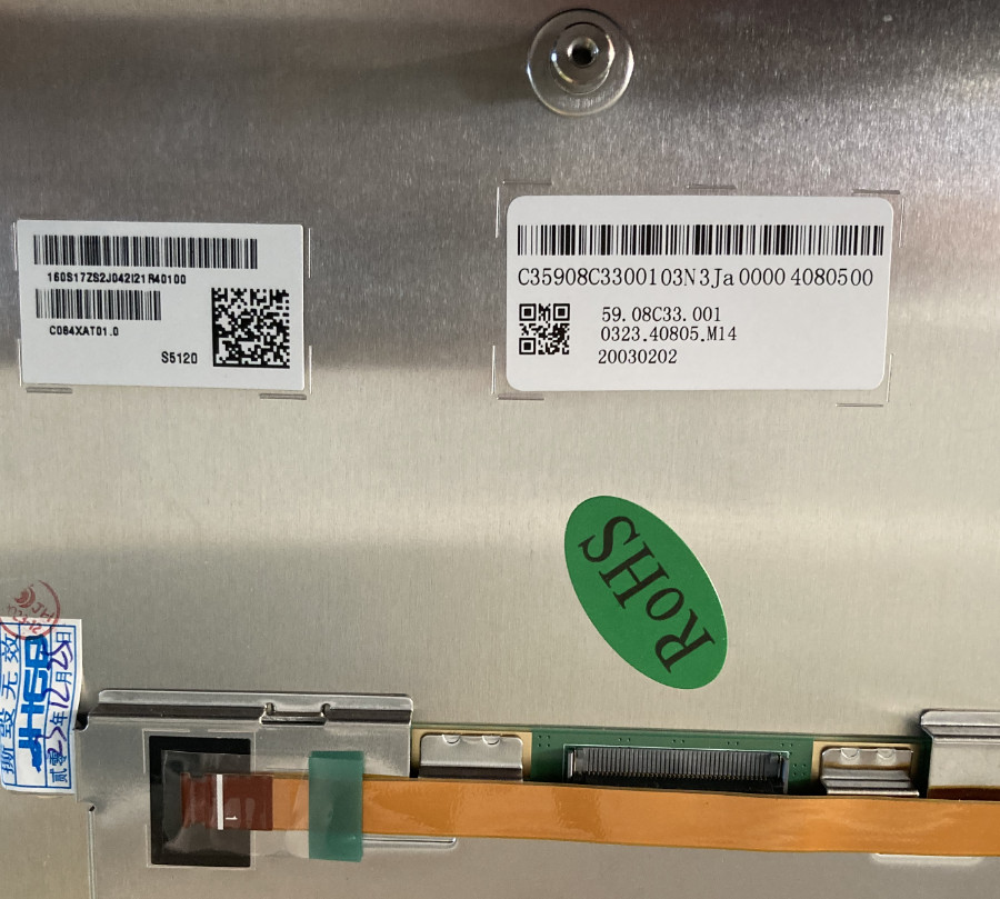 8.4" LCD Display Touch Screen C084XAT01.0 for 18-22 Dodge Ram Jeep VP2 Radio US