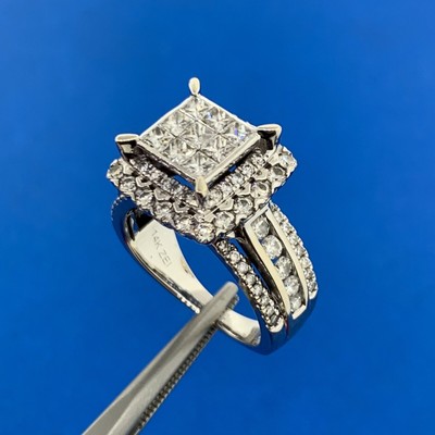Halo Engagement Kay Jewelers Princess Cut Ring Cushion Halo