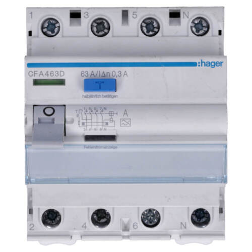 Hager FI LS Schalter Fehlerstromschalter Leitungsschutzschalter CDA CDS MBN MBS - Bild 20 von 60