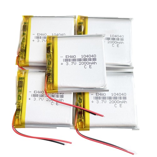 3.7V 2000mAh Lipo Rechargeable Battery For SmartWatch Cosmetic Instrument 104040 - Picture 17 of 17