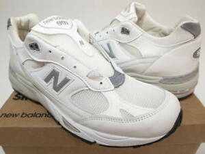 NEW BALANCE M991WHI 991 WHITE MADE IN 