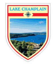5" lake champlain bumper sticker decal usa made