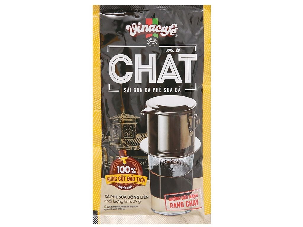 30 Sachets x Vinacafe Chat Iced Coffee Milk Instant SaiGon 870g