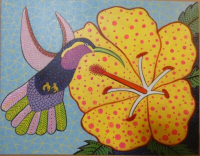 Yayoi Kusama Oil Painting Picture 