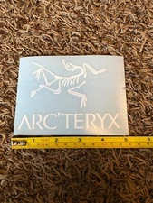 Arc Teryx Arcteryx Sticker Decal White 5”