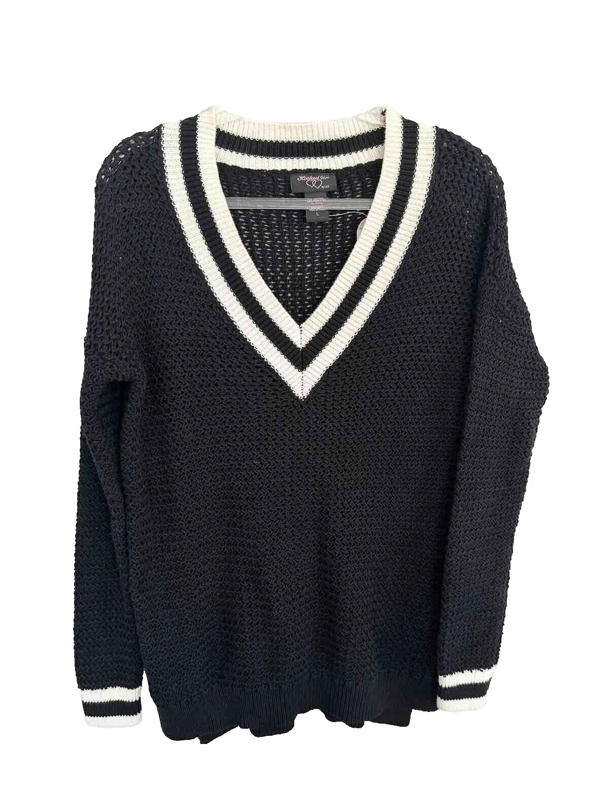 Black Polyester Sweaters for Women