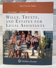 Wills Trusts & Estates for Legal Assistants A...