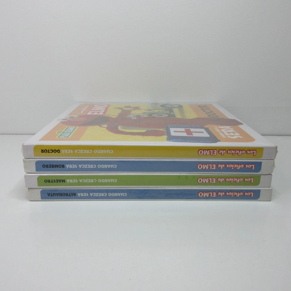 Lot of 4 Sesame Street Spanish Puzzle Books - Maestro/Bombero/Doctor - New - Image 2 of 4