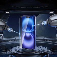  Wholesale For Apple iPhone 16 Tempered Glass Screen Protector Case Friendly 