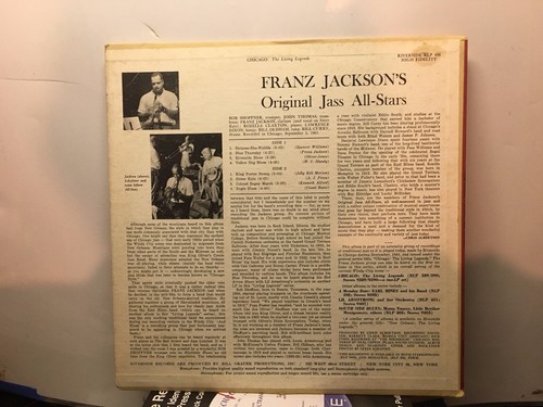 FRANZ JACKSON - Chicago: The Living Legends ~ RIVERSIDE 406 {nm dg orig} - RARE - 第 2/4 張圖片