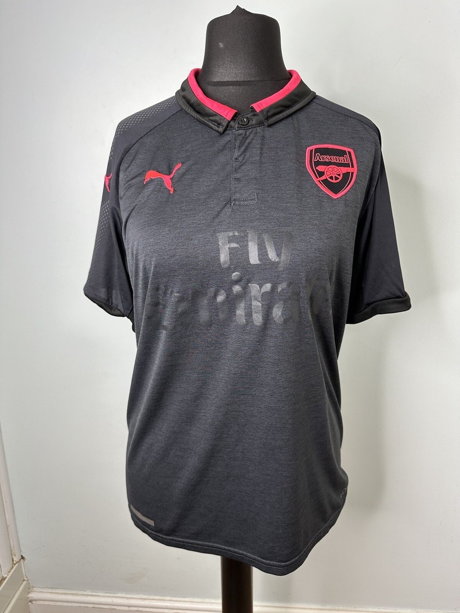 Men’s Puma Arsenal Fly Emirates Grey T-Shirt Size M