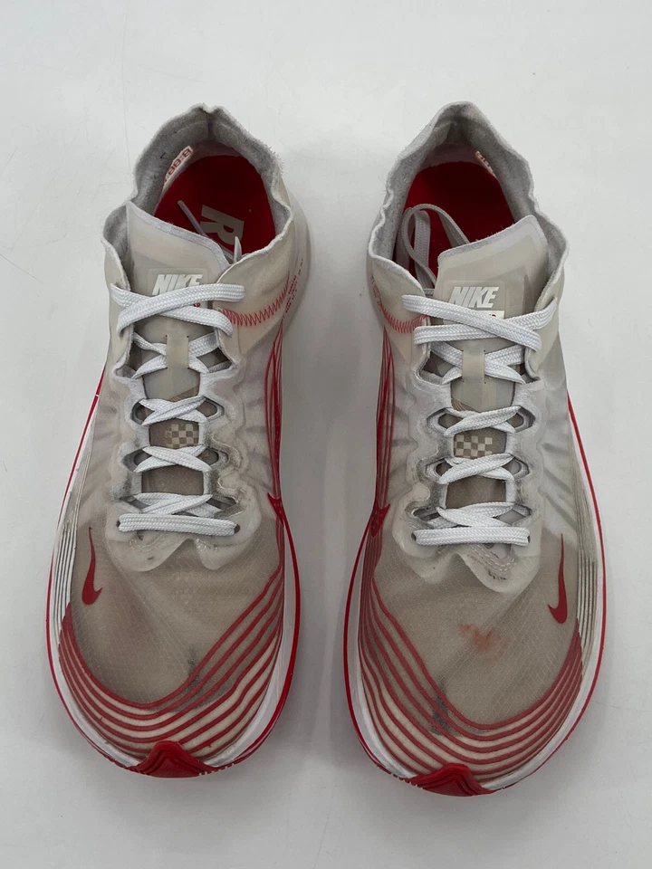 Zapatos para correr para mujer Nike Lab Zoom Fly SP Tokyo blancos/rojos talla 9 (AJ9282-100) Foto 2 de 4