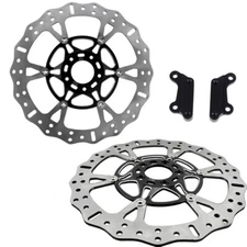 2 PCS 14" Big Floating Brake Rotors for Harley 09-23 Road King Road Glide FLHX 