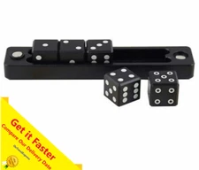 ULTRA PRO Gravity Dice - D6 - 5 Dice Set - Black NEW * Gaming Accessories