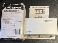 NEW! Luxpro PSMH45 Line Voltage Thermostat - Heat Only - NIB