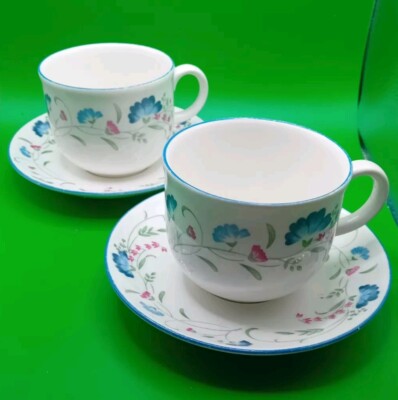 ROYAL DOULTON EXPRESSIONS WINDEMERE 2 TEETASSEN UND UNTERTASSEN NEU