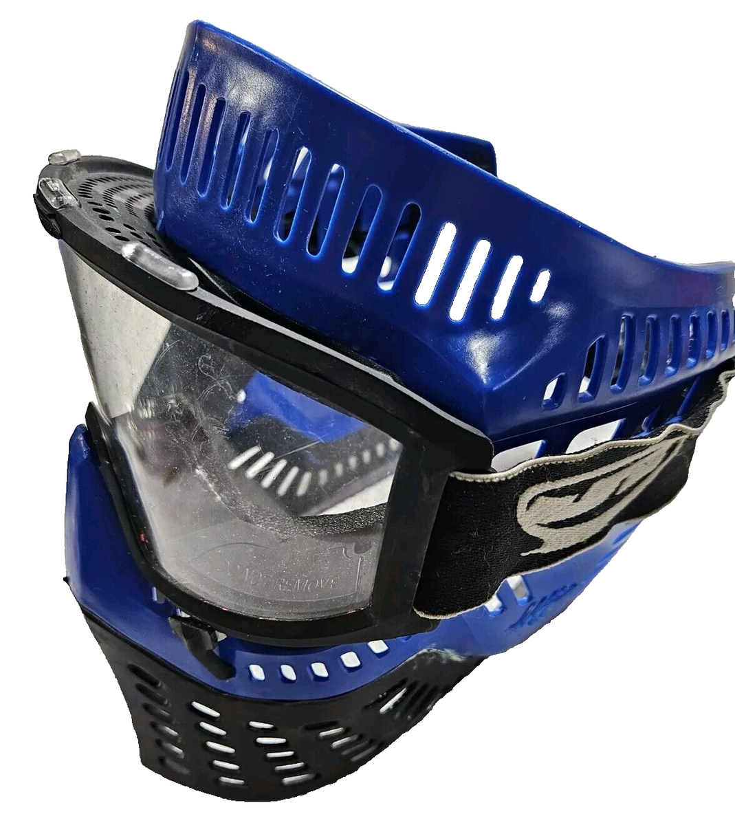 Rare Vintage JT Blue XFIRE Crossfire Paintball Gun Game Mask