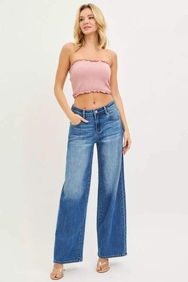 RISEN Slouchy Baggy Jeans with Pockets