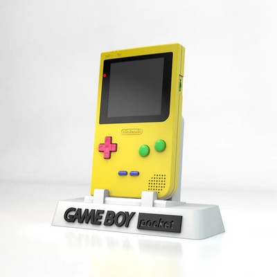 Nintendo Game Boy Pocket  3D Printed Stand   Vintage Handheld Console