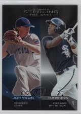 2013 Bowman Sterling The Duel Pierce Johnson Courtney Hawkins #TD-JH 3v8