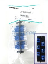 Panduit FAP6WBUDLCZ Fiber Panel w/6 LC Duplex Singlemode Adapters Blue STSI