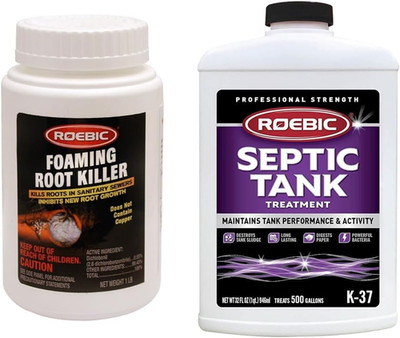FRK-1LB Foaming Root Killer, Clears Pipes and Stops New Growth & K-37-Q Septic T