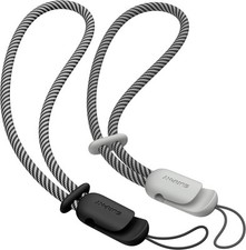 SURPHY 2 Pack Phone Lanyard, Wrist Strap, Anti Theft Black  Gray