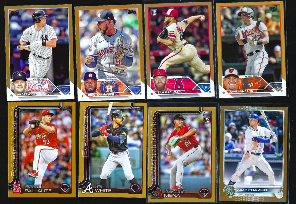MLB Topps Gold 31 tarjetas ¡¡¡Lote!!! TODAS las tarjetas están numeradas /2023/2024/2025, ¡novatos! Foto 3 de 4