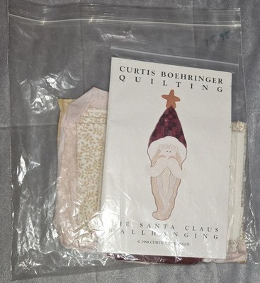 VTG Quilting Pattern Packet: The Santa Claus Wall Hanging by Curtis Boehringer