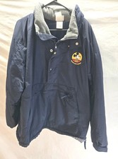 Vintage Disneyland Resort Size 2XL Blue 1/4 zip Pullover Jacket Hoodie Mickey