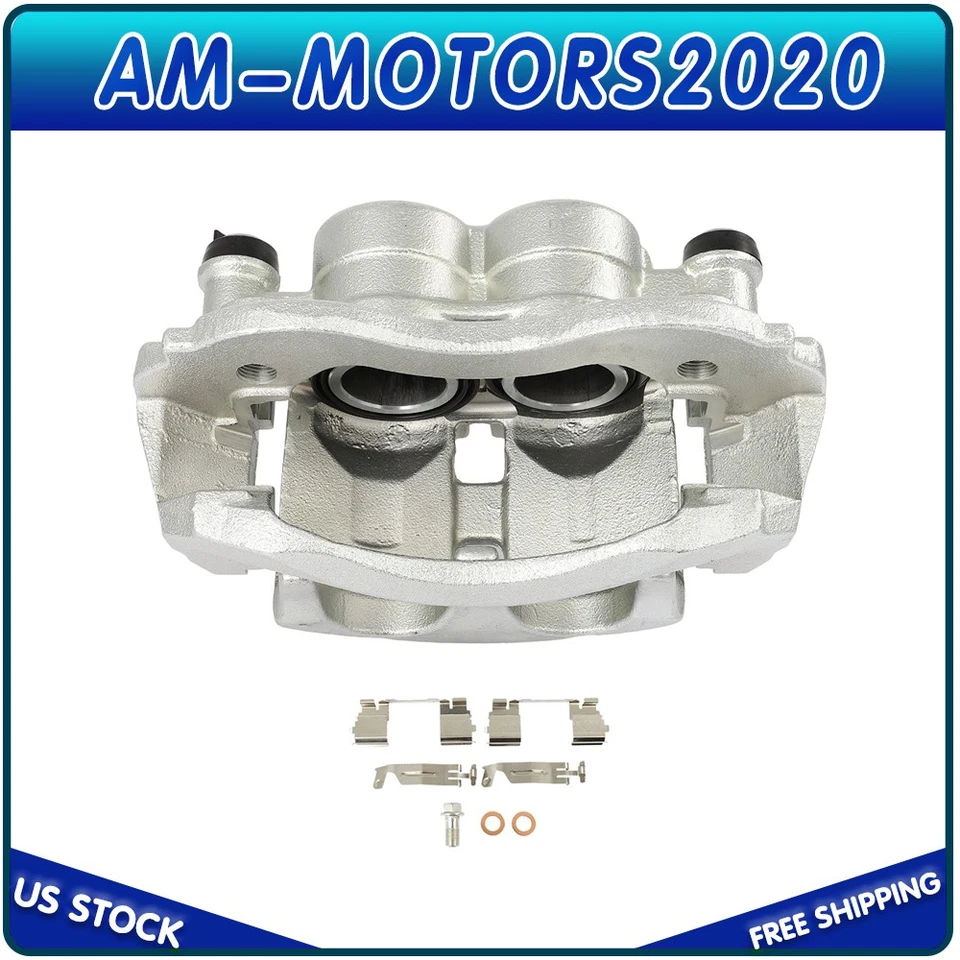 Front Right Brake Calipers w/ Bracket For 2014-2019 Ram ProMaster 3500 V6 3.6L - Image 2 of 4